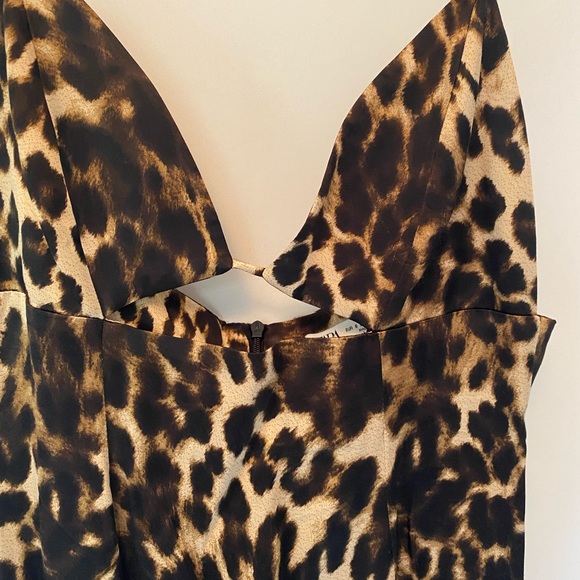 Zara long animal print dress EUC - Picture 2 of 4